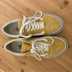 Yellow Old School Vans Sneakers